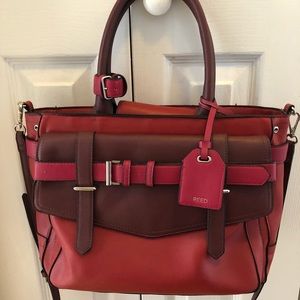 Red / Maroon REED by Reed Krakoff Boxer Satchel
